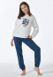 Pajamas long Sweatwear cuffs wild off-white - Nightwear