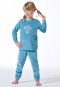 Pyjama lang velours manchetten sterren aquarium - Girls World