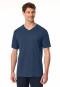 Shirt short sleeve v-neck royal - Mix+Relax