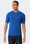 Shirt korte mouwen Atlantisch blauw - Revival Karl-Heinz
