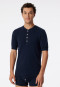 Short-sleeved shirt dark blue - Revival Karl-Heinz