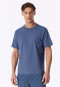 Shirt met korte mouwen in faded denim - Mix+ Relax