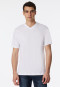 Confezione da 2 maglie a maniche corte in jersey con scollo a V, bianco - American T-Shirt