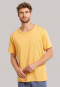 T-shirt manches courtes en jersey encolure arrondie curry - Mix + Relax