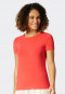 Short-sleeved shirt modal coral - Mix & Relax