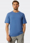 Shirt short-sleeved modal crew neck aquamarine - Mix & Relax