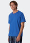 Shirt kurzarm Organic Cotton aqua - Mix+Relax