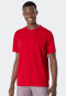 Shirt kurzarm Organic Cotton merzerisiert rot - Mix+Relax