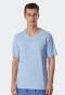 Shirt short-sleeved organic cotton V-neck air - Mix & Relax