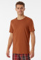 Shirt korte mouwen biologisch katoen whisky - Mix+Relax
