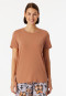 Shirt kurzarm rundhals rost - Mix+Relax