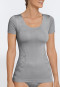 Short-sleeved shirt ultra lightweight seamless silver gray - Active Mesh Light