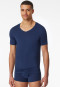 Shirt short sleeve v-neck admiral - Premium Modal