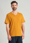 Shirt korte mouwen V-hals havanna - Mix+Relax
