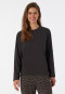 Shirt lange mouwen antraciet - Mix+Relax