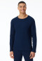 Shirt long-sleeve double rib midnight blue - Mix+Relax