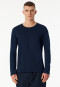 Shirt lange mouwen donkerblauw - Mix+ Relax