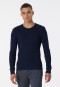 Maglia a maniche lunghe in tonalità blu scuro - Revival Friedrich