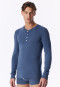 Maglietta a manica lunga in denim sbiadito - Revival Karl-Heinz