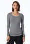 Shirt long-sleeve heather gray - Revival Martina