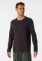 Shirt long-sleeved organic cotton anthracite - Mix & Relax