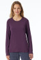 Shirt langarm rundhals pflaume - Mix+Relax