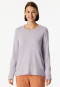 Shirt langarm rundhals veilchen - Mix+Relax
