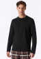 Zwart shirt met lange mouwen - Mix+ Relax
