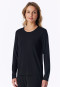 Shirt langarm schwarz - Mix+Relax
