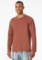 Maglietta manica lunga terracotta - Mix+ Relax