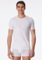 Shirt kurzarm Jersey elastisch rundhals weiß - Long Life Soft