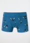 Short 2-pack drakenprint blauw/wit - Fine Rib