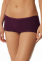 Boyshorts 2-pack organic cotton black/plum - 95/5