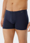Shorts 2er-Pack Tactel® uni gemustert dunkelblau - selected! premium inspiration