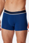 Shorts 3-pack biologisch katoen geweven elastische tailleband blauw/ zwart - 95/5