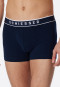 Shorts 3-pack organic cotton woven elastic waistband dark blue - 95/5