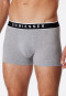 Shorts 3-pack biologisch katoen geweven elastische tailleband grijs-gemêleerd - 95/5