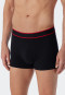 Shorts 3er-Pack Organic Cotton Webgummibund schwarz - 95/5