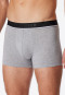 Boxer briefs 3-pack organic cotton woven elastic waistband black / gray - 95/5