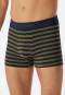 Confezione da 3 pantaloncini in cotone biologico con elastico in vita in tessuto tramato a tinta unita/ a righe, multicolore - 95/5
