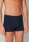 Boxer briefs double rib organic cotton dark blue - Retro Rib