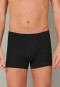 Boxer briefs double rib organic cotton black - Retro Rib