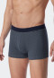Boxer briefs fine interlock patterned jade/dark blue - Fine Interlock