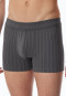 Short gestreept antraciet - Fine Interlock