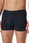 Short gestreept nachtblauw - Fine Interlock