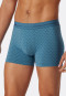 Boxer briefs micro fabric patterned petrol/dark blue - Pure Micro