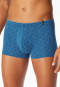 Short modalvezel blauw patroon - Long Life Soft