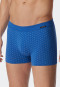 Shorts Organic Cotton gemustert aqua/schwarz - Fashion Daywear