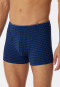 Pantaloncini in cotone biologico con fantasia, blu marino - 95/5