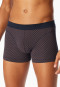 Shorts Organic Cotton patterned red-brown - Comfort Fit